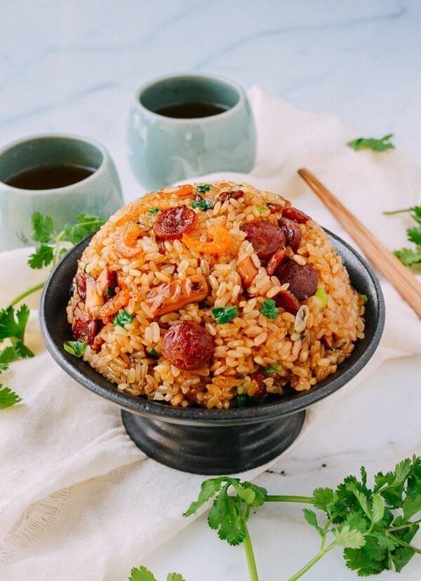 Sticky Rice with Chinese Sausage - The Woks of Life