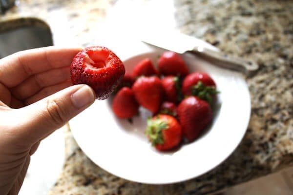 strawberries-hulled