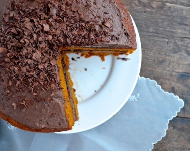 pumpkin chocolate cake