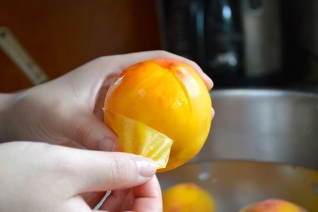 peel-peaches