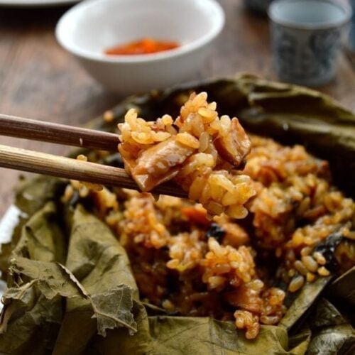 Sticky Rice with Chinese Sausage - The Woks of Life