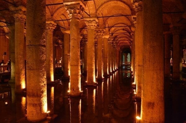 Underground Cistern - How to See Istanbul In One Day by thewoksoflife.com