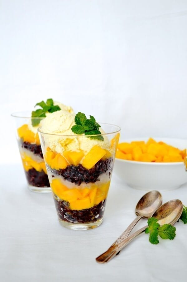 Thai Black Sticky Rice Dessert (Two Honeymoon Dessert Recipes!) by thewoksoflife.com