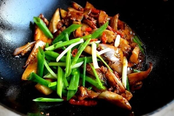 Chinese Eggplant with Garlic Sauce by thewoksoflife.com