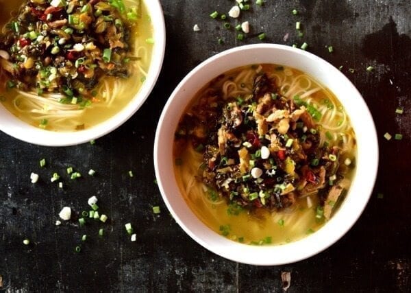 Pickled Vegetable Noodle Soup