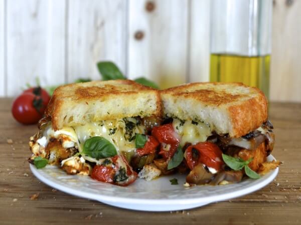 Ratatouille Grilled Cheese by thewoksoflife.com