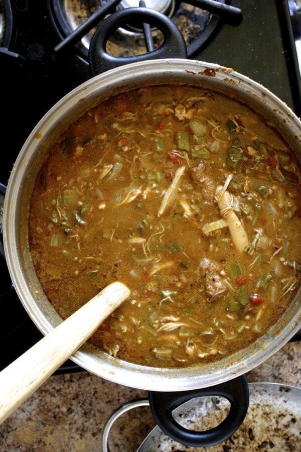 Spicy Chicken Gumbo with Andouille Sausage