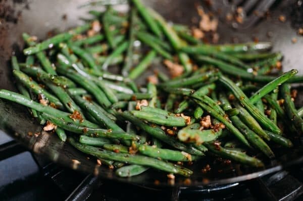 Sichuan Dry Fried Green Beans, by thewoksoflife.com