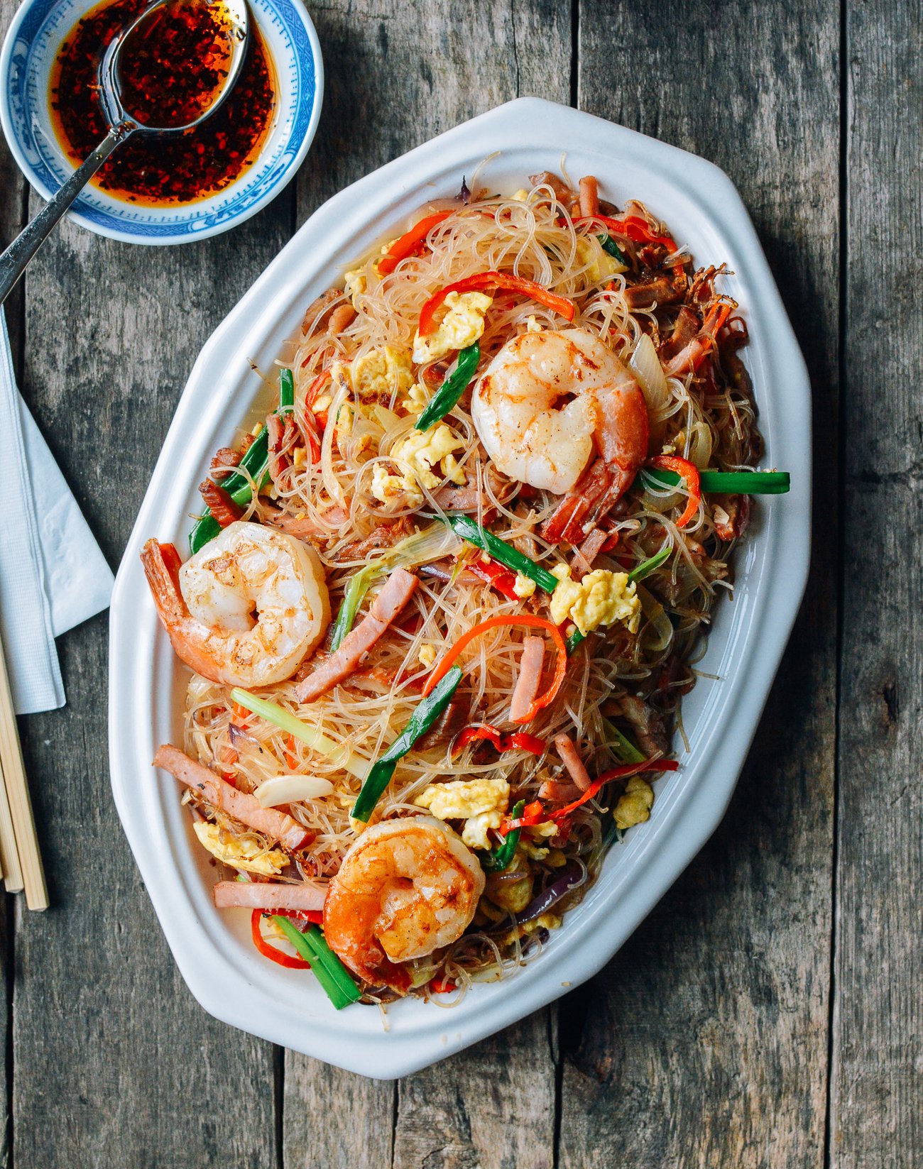 Xiamen Mei Fun Rice Noodles by thewoksoflife.com