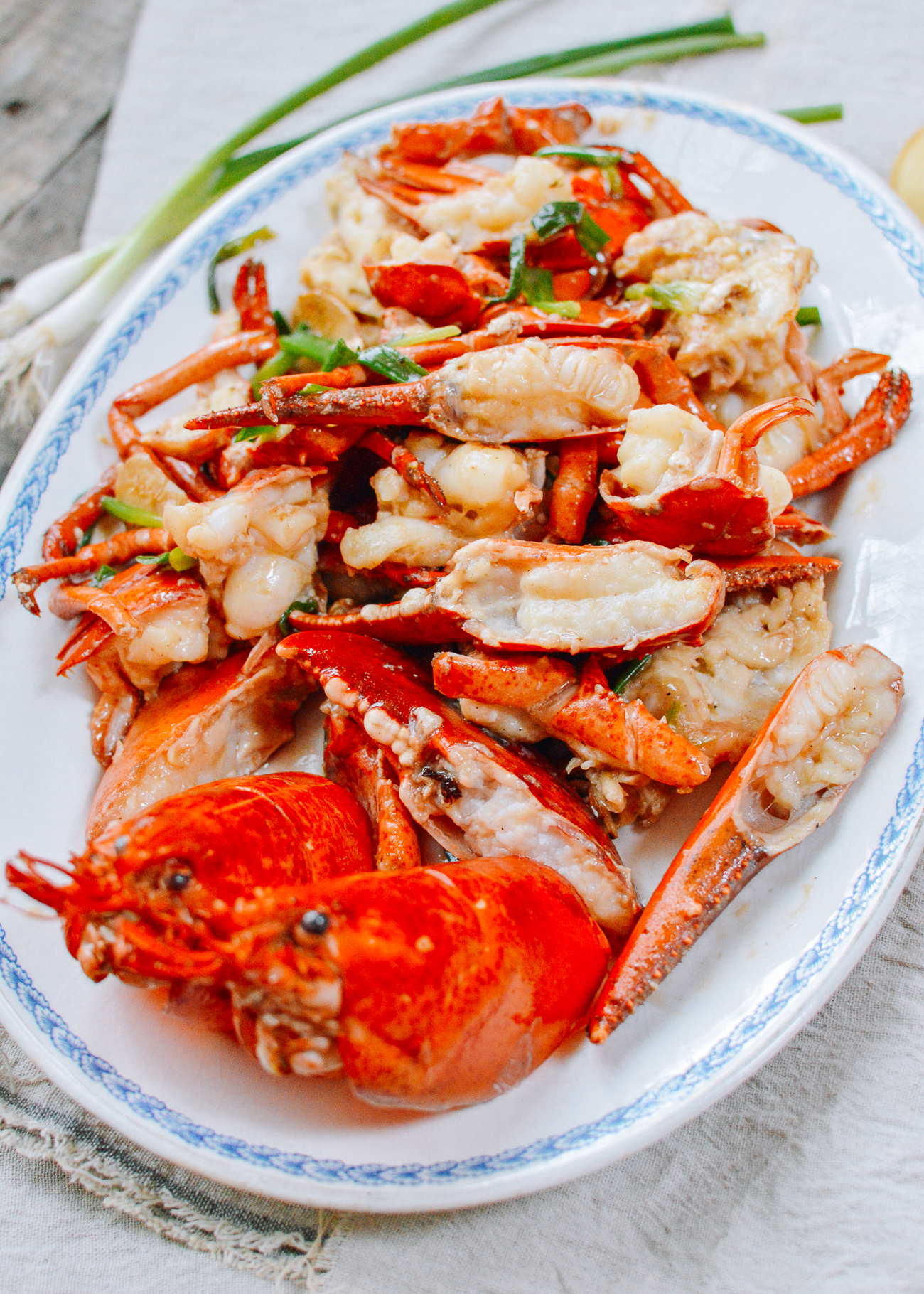 Cantonese Scallion Ginger Lobster