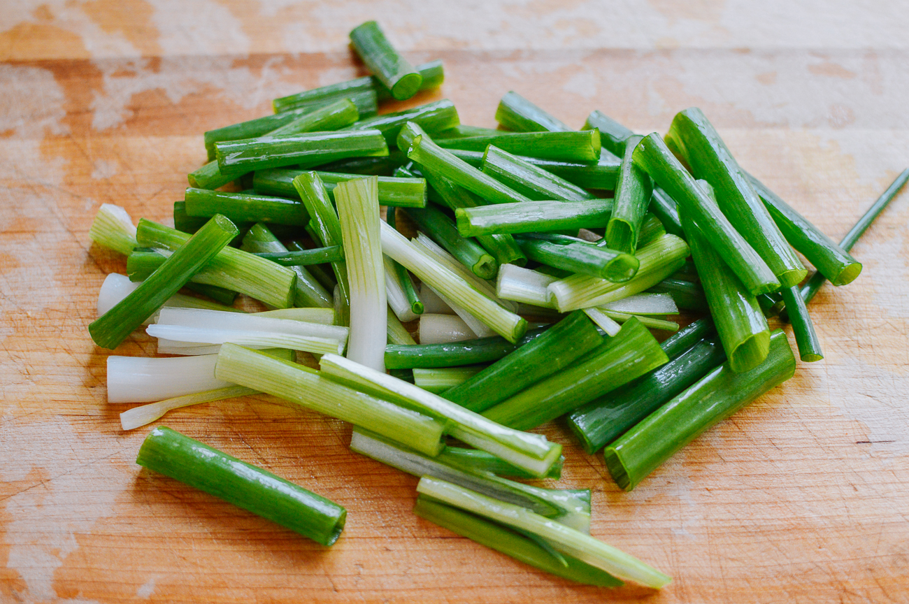 scallions cut into 2-inch pieces