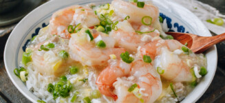 Shrimp with Lobster Sauce, by thewoksoflife.com