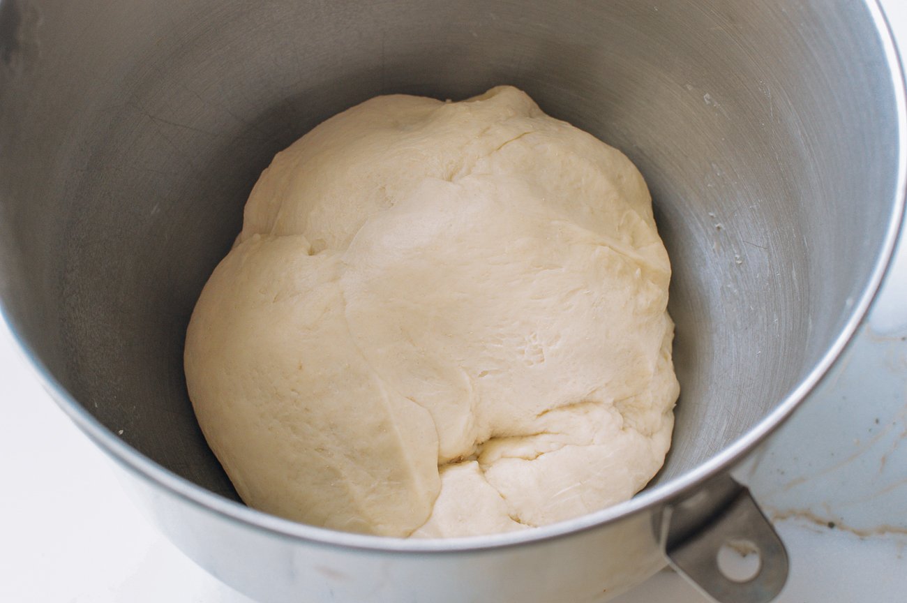 milk bread dough proofing
