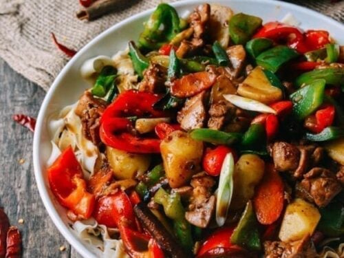 Big Plate Chicken (Chinese Da Pan Ji) with Noodles - The Woks of Life