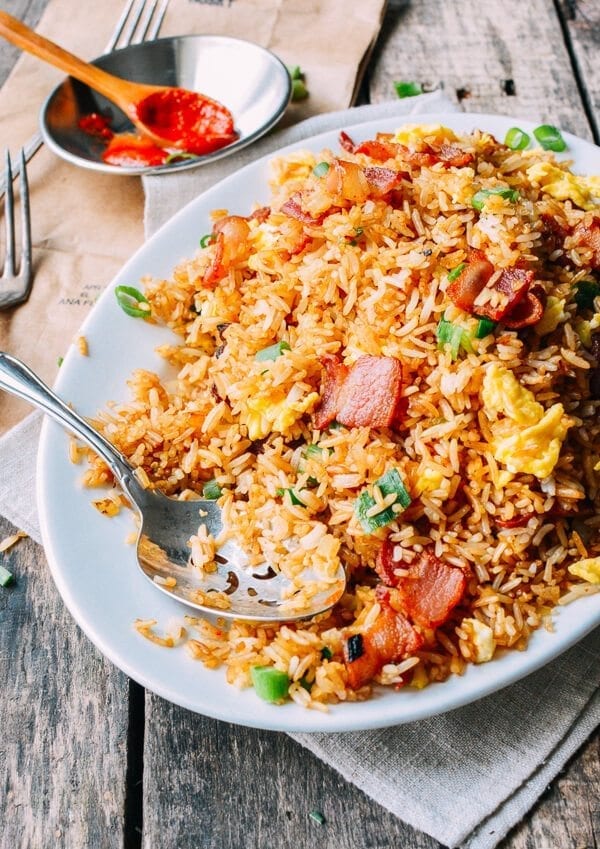 25 Last minute meals - Bacon and Egg Fried Rice, by thewoksoflife.com