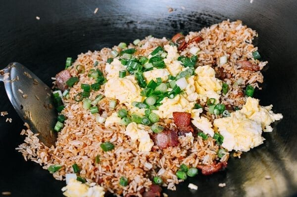 Bacon and Egg Fried Rice, by thewoksoflife.com
