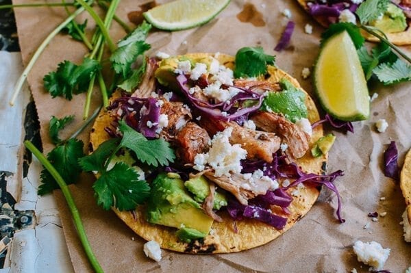 Carnitas Tacos, by thewoksoflife.com