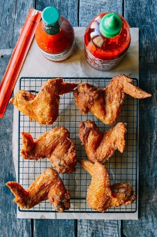 Fried Chicken Wings, Chinese Takeout Style, by thewoksoflife.com