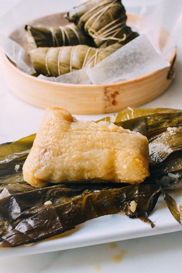 Zongzi (Cantonese Style Rice Dumplings), by thewoksoflife.com