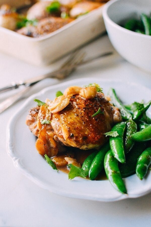 40 Garlic Chicken with an Asian Twist