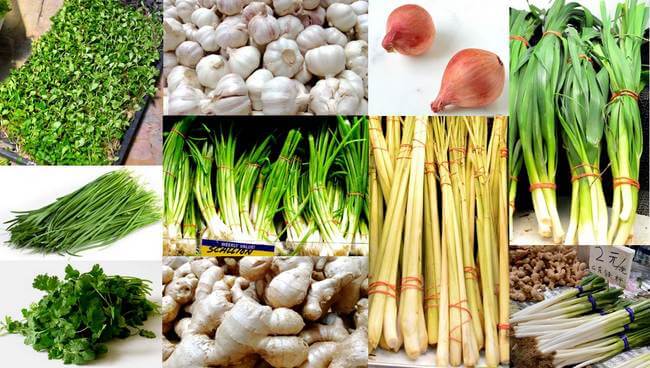 Chinese Aromatics - Asian Chives, Onions and Peppers, by thewoksoflife.com