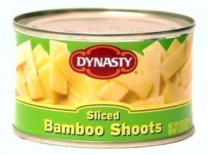 canned bamboo shoots