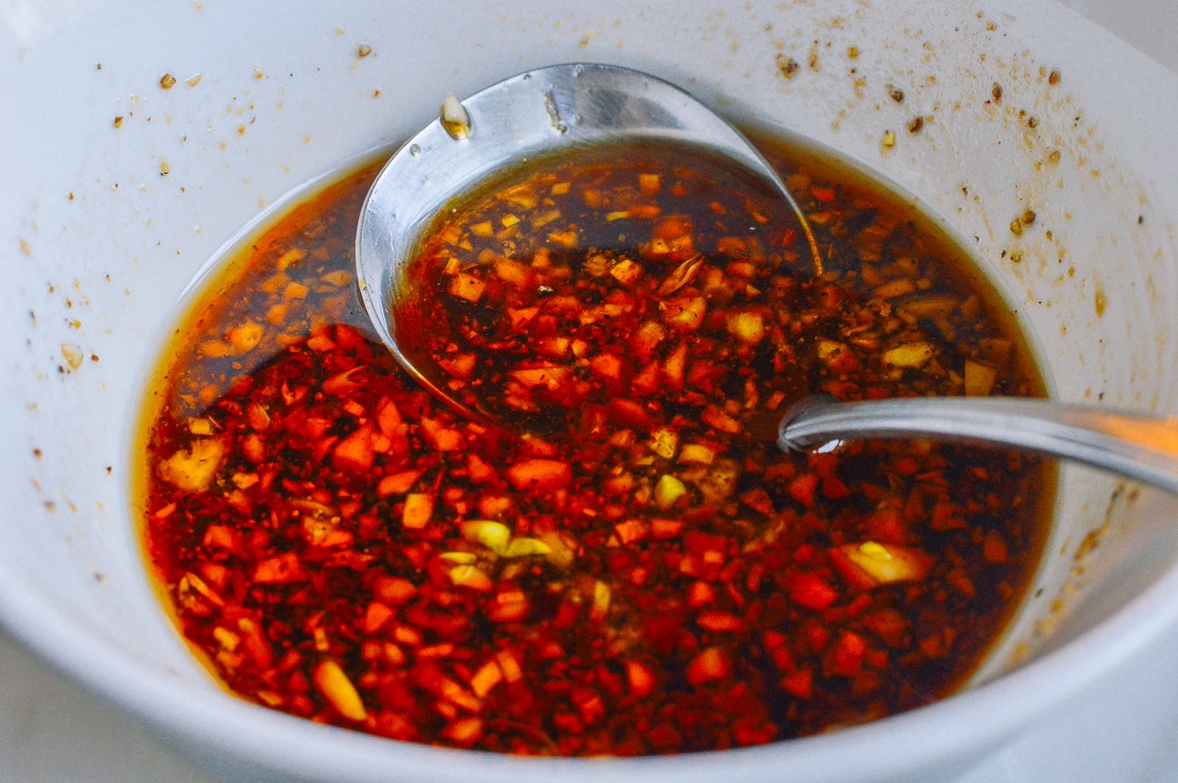 spicy sauce for cold noodle recipe