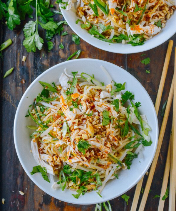 Cold Noodles with Shredded Chicken recipe