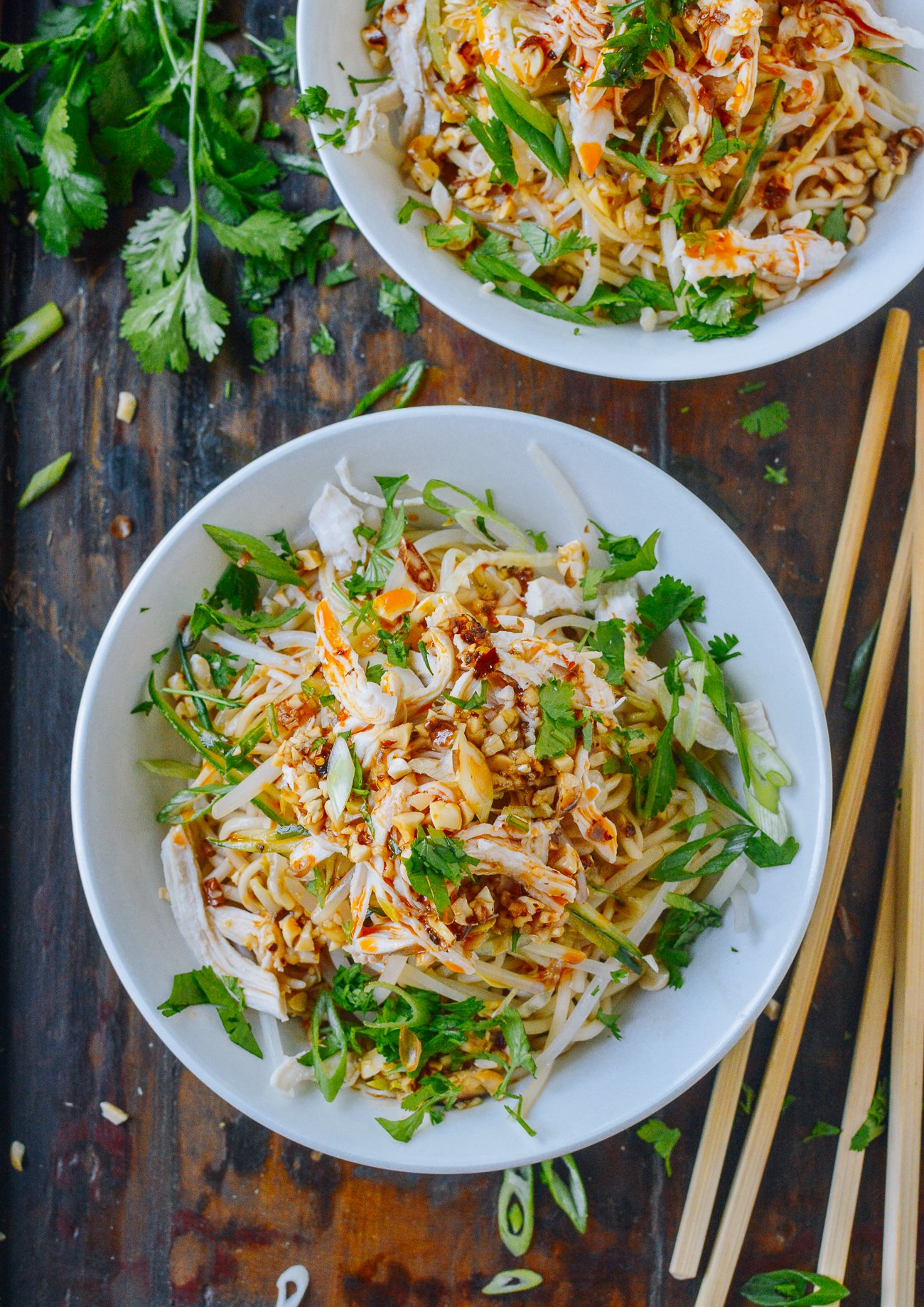 Cold Noodles with Shredded Chicken recipe