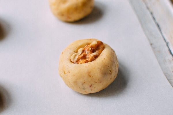 Chinese Walnut Cookies, by thewoksoflife.com