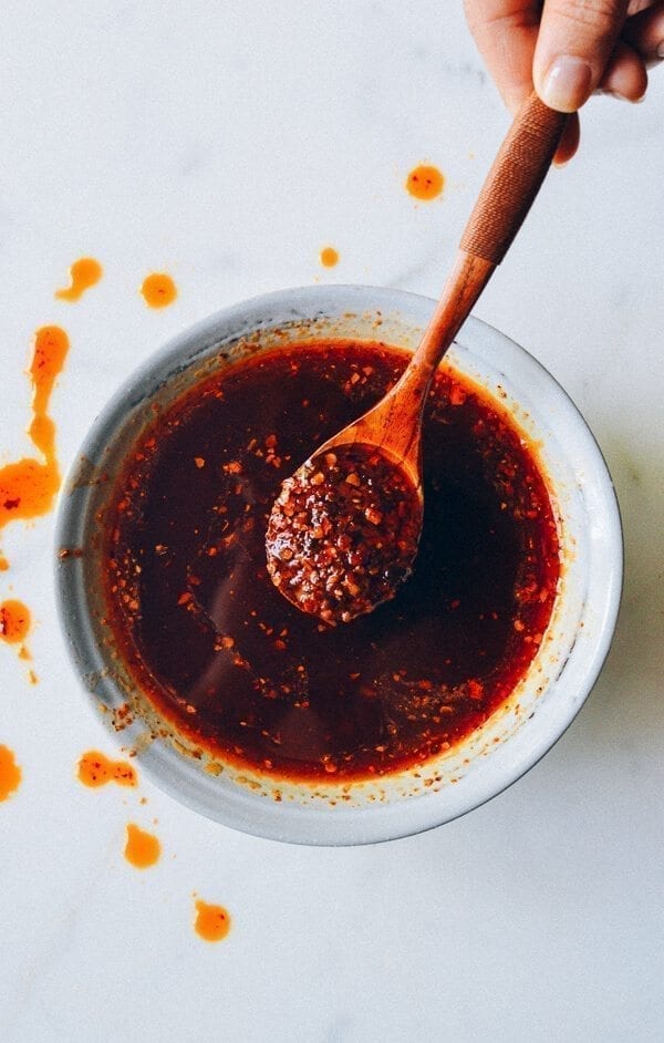How to Make Chili Oil, by thewoksoflife.com