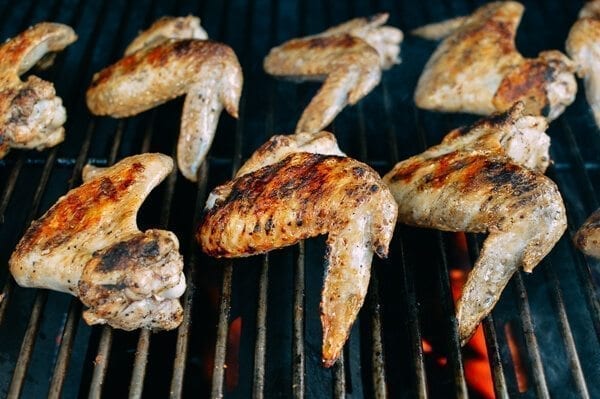 Three-Ingredient Grilled Chicken Wings, by thewoksoflife.com
