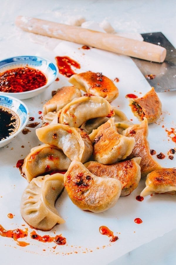 Chinese New year recipes - Vegetable Dumplings, by thewoksoflife.com