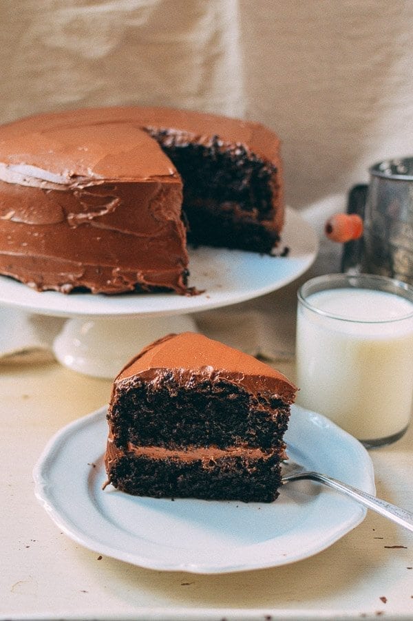 Our Favorite Chocolate Cake Recipe, by thewoksoflife.com