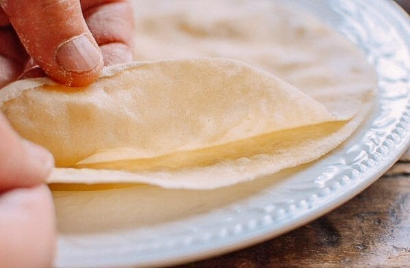 Pulling apart Mandarin pancakes, by thewoksoflife.com