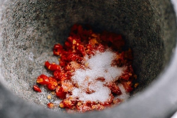 Chiu Chow Chili Sauce, by thewoksoflife.com
