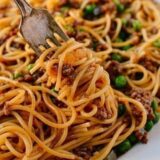 Chinese spaghetti bolognese