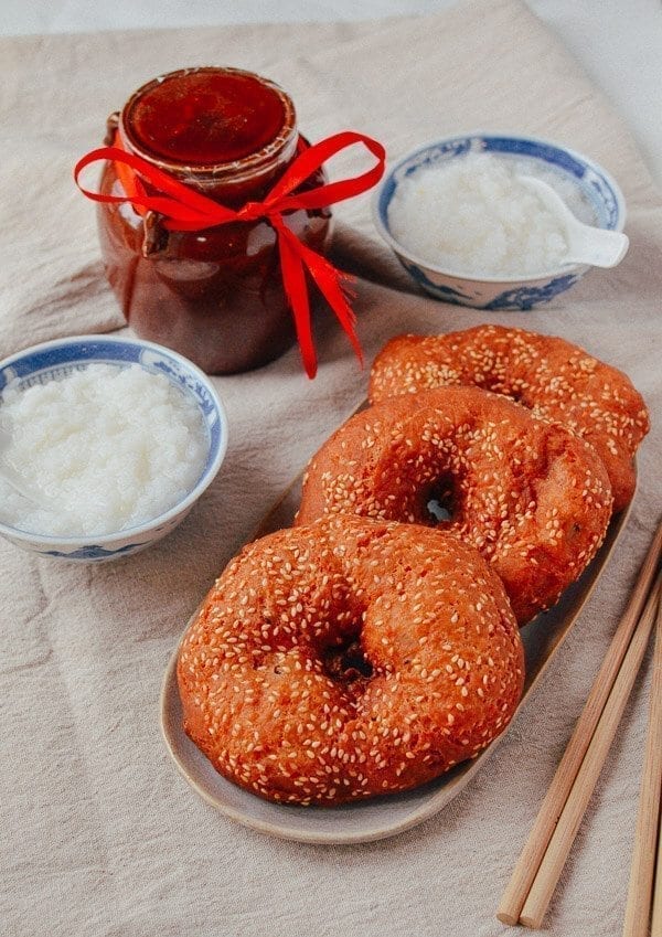 Cantonese Fried Dough (Ham Chim Peng), by thewoksoflife.com