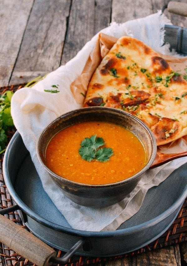 Indian Lentil Soup, by thewoksoflife.com