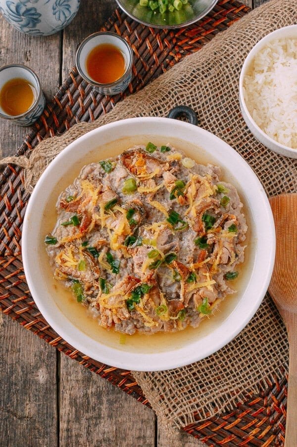 Steamed Pork Cake with Salted Fish, by thewoksoflife.com