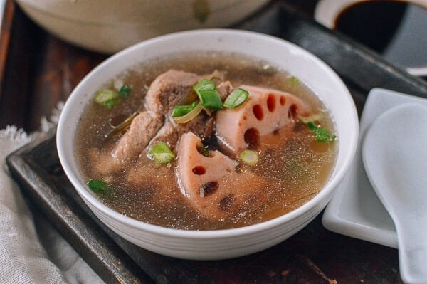 Lotus root pork bone soup