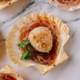 Steamed Scallops with Garlic and Glass Noodles