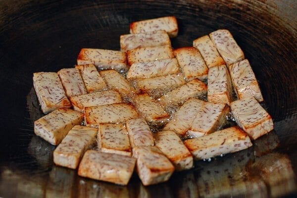 Braised Pork Ribs and Taro Stew, by thewoksoflife.com