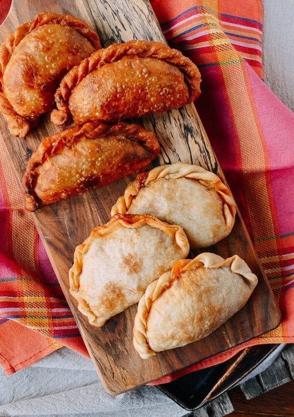 A Beef & Cheese Empanada Recipe: Baked OR Fried, by thewoksoflife.com