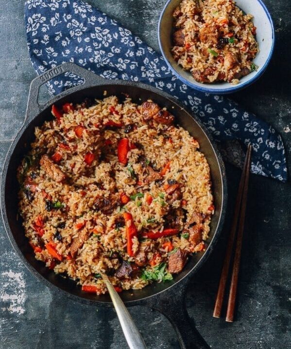 Xinjiang Lamb Rice, An Uyghur Food Favorite, by thewoksoflife.com
