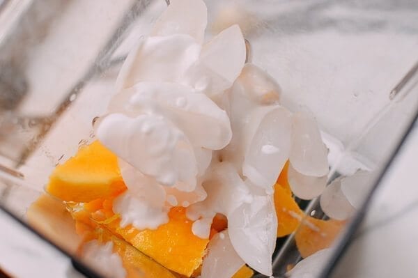 Frozen Mango Coconut Ices, by thewoksoflife.com