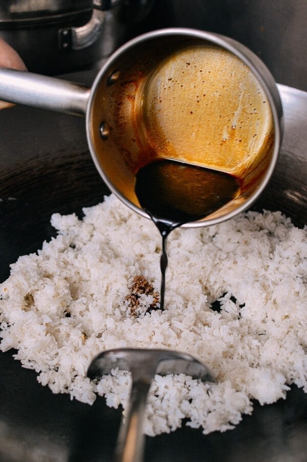 Soy Sauce Fried Rice, by thewoksoflife.com