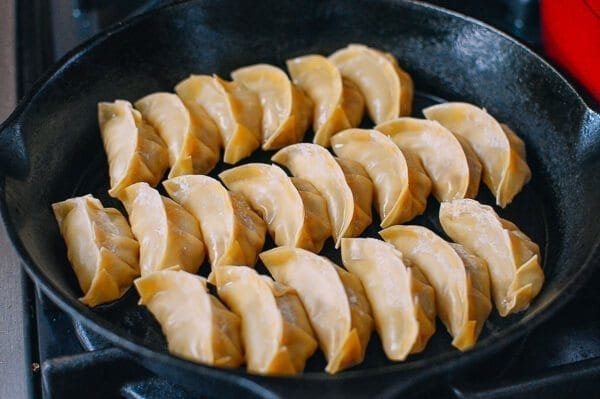 Japanese Gyoza Dumplings, by thewoksoflife.com