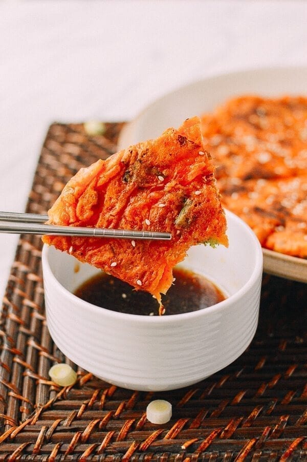 Kimchi Pancake, by thewoksoflife.com