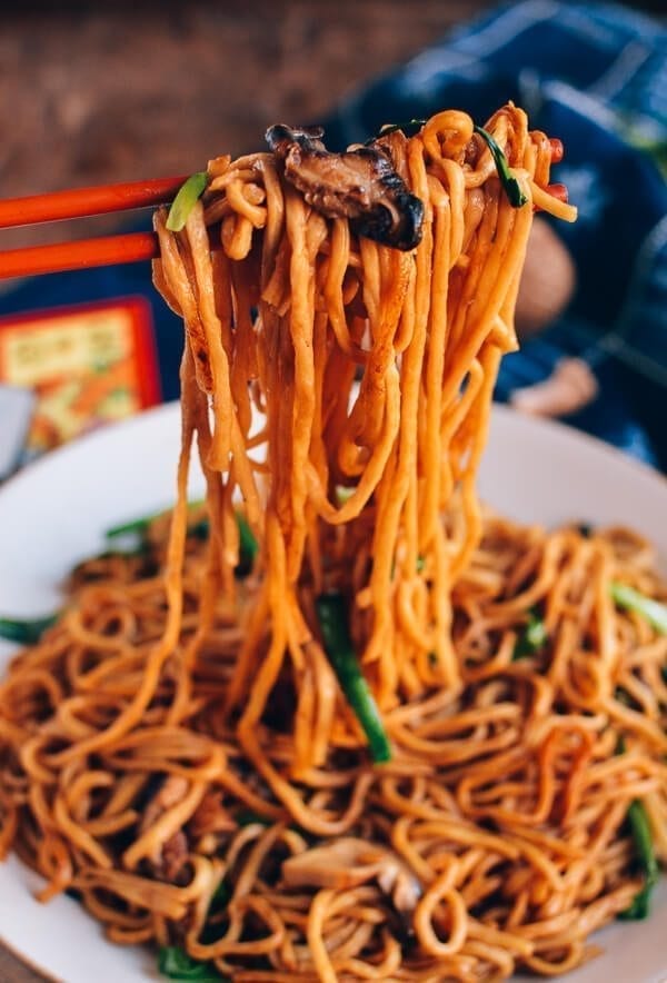 Chinese Vegan Recipes - Long Life Noodles, by thewoksoflife.com